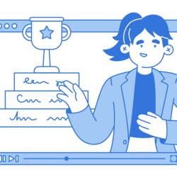 Career coach talking about how to succeed